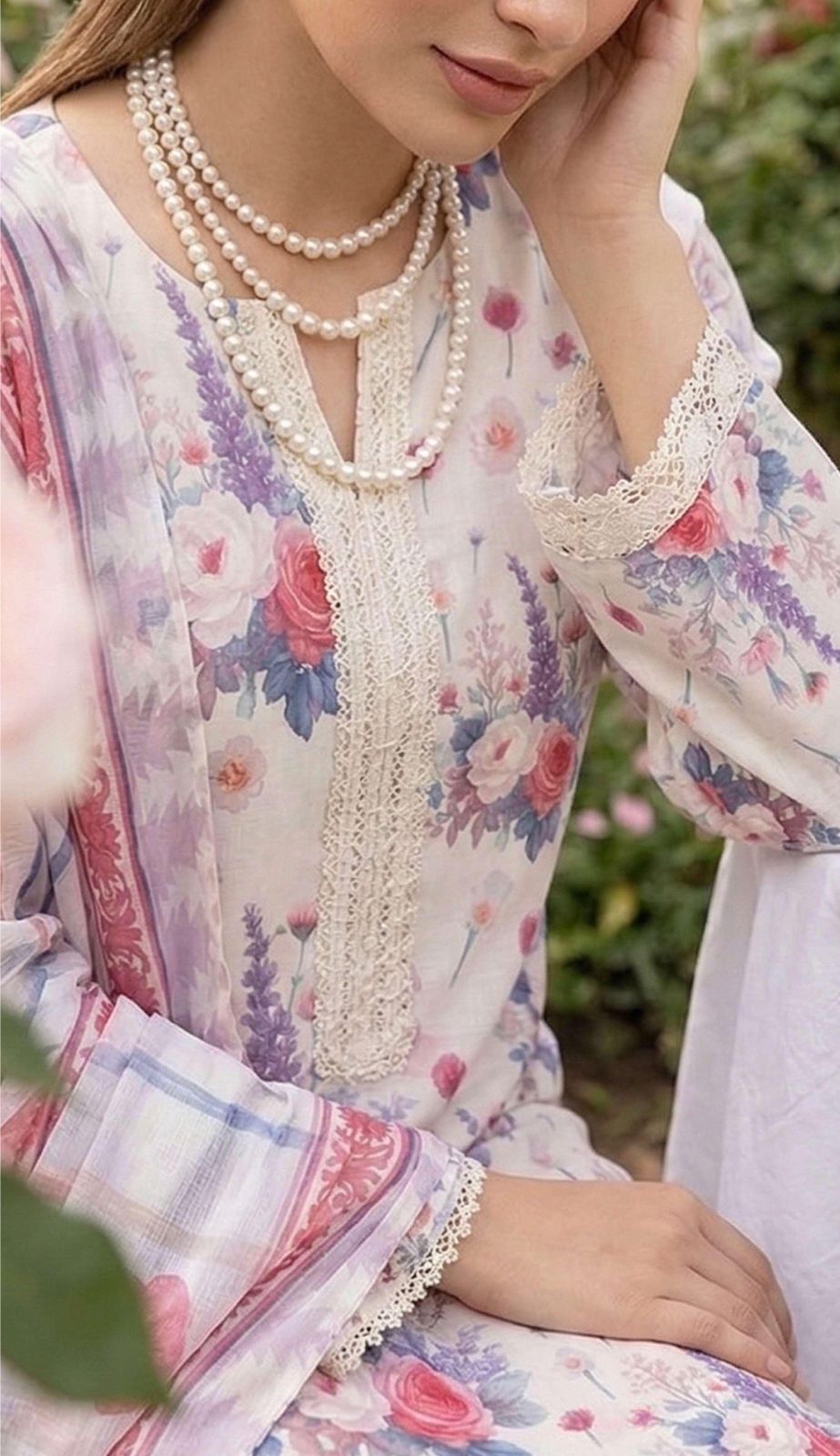 Vintage Rose Ivory Suite