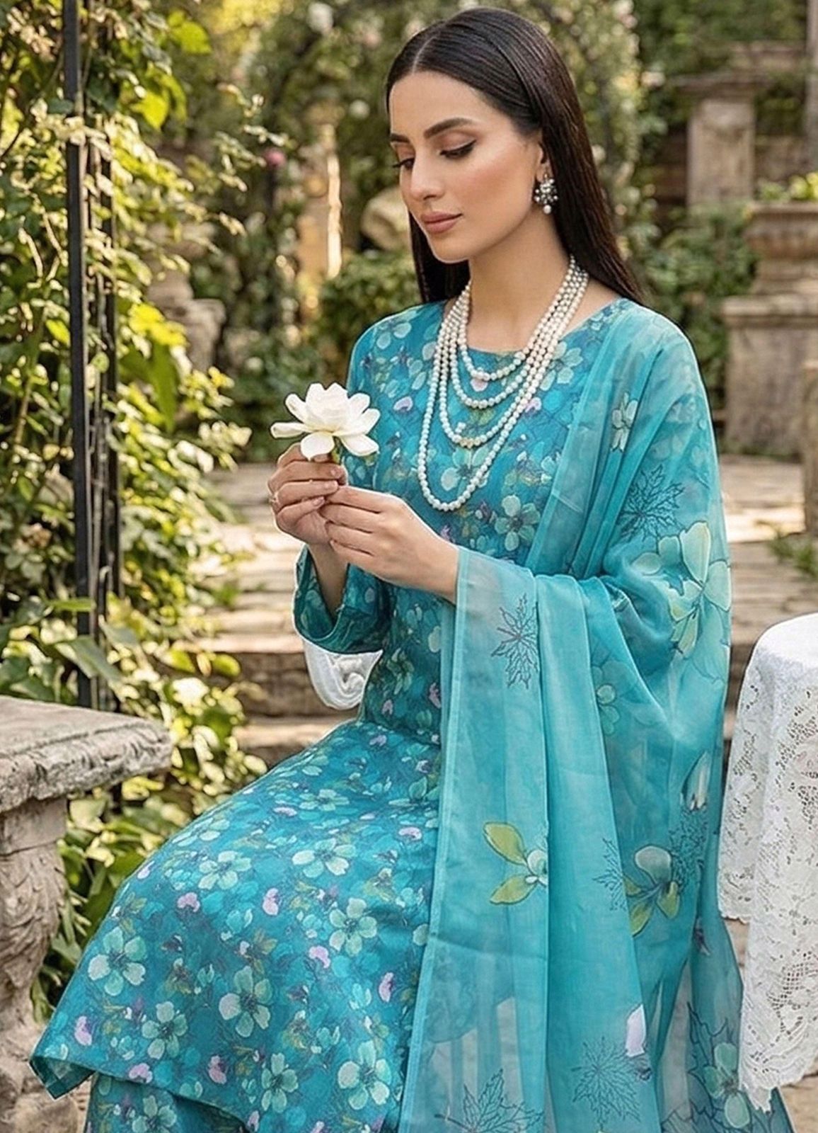 Teal Meadow Co-ord Set
