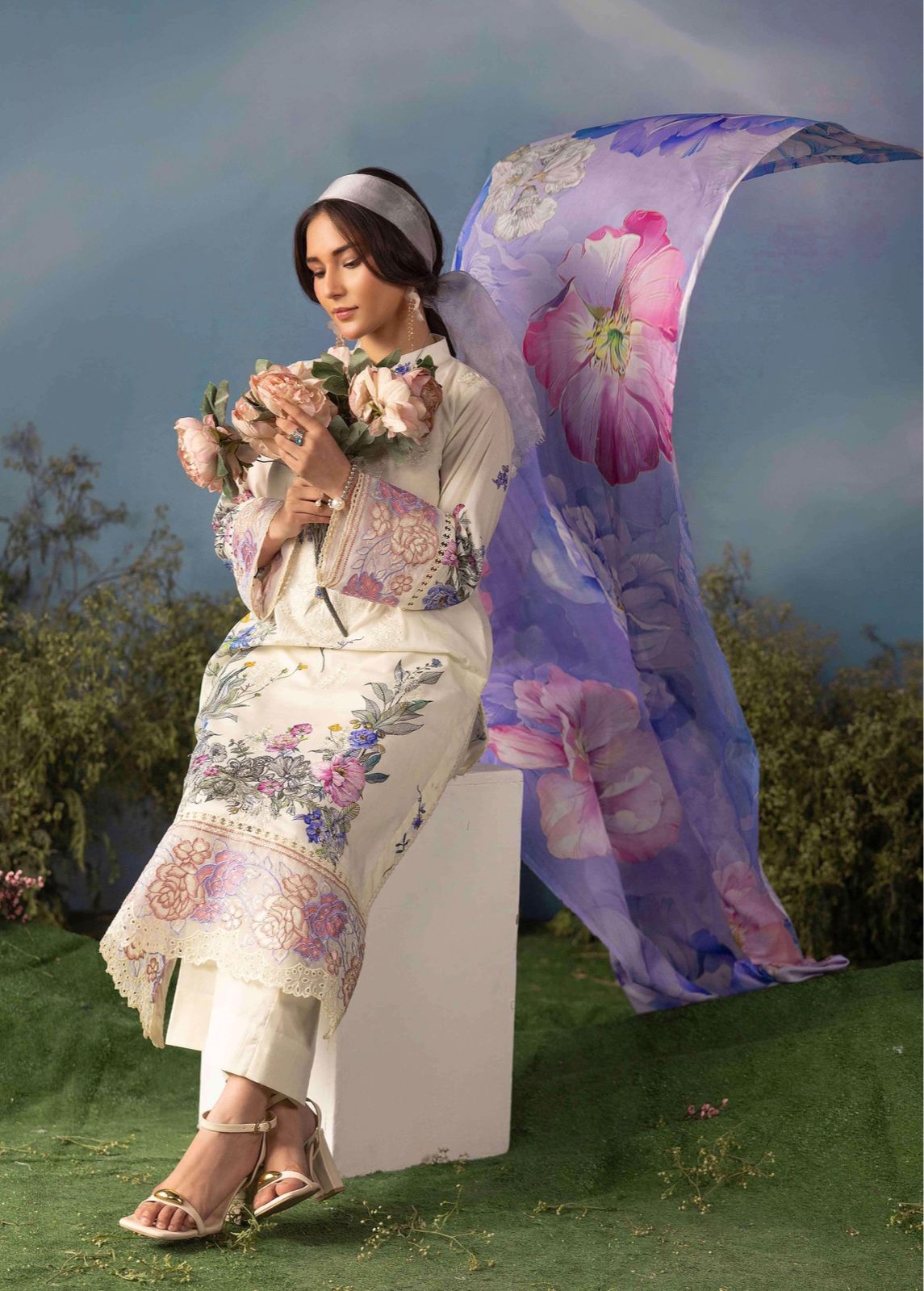 Lavender Haze Floral Set