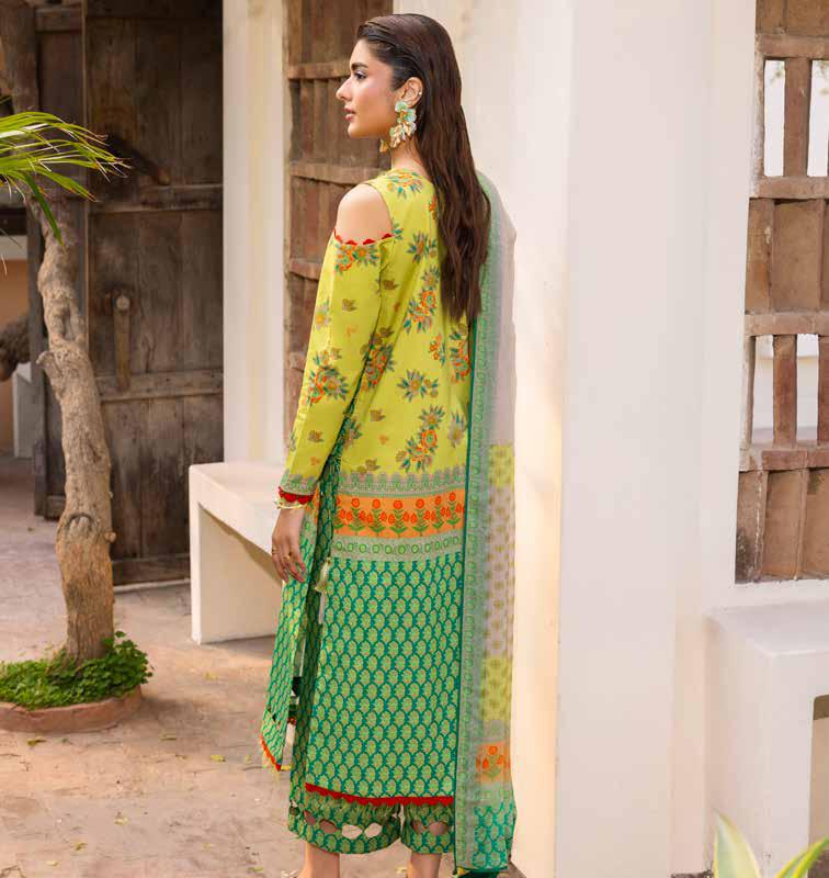 Lime & Emerald Lattice Lawn alt