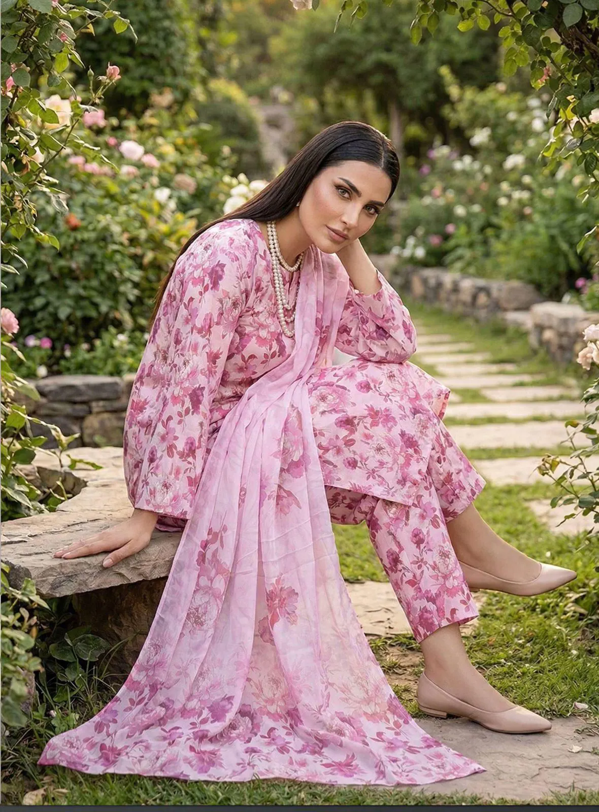 Radiant Orchid Floral Set
