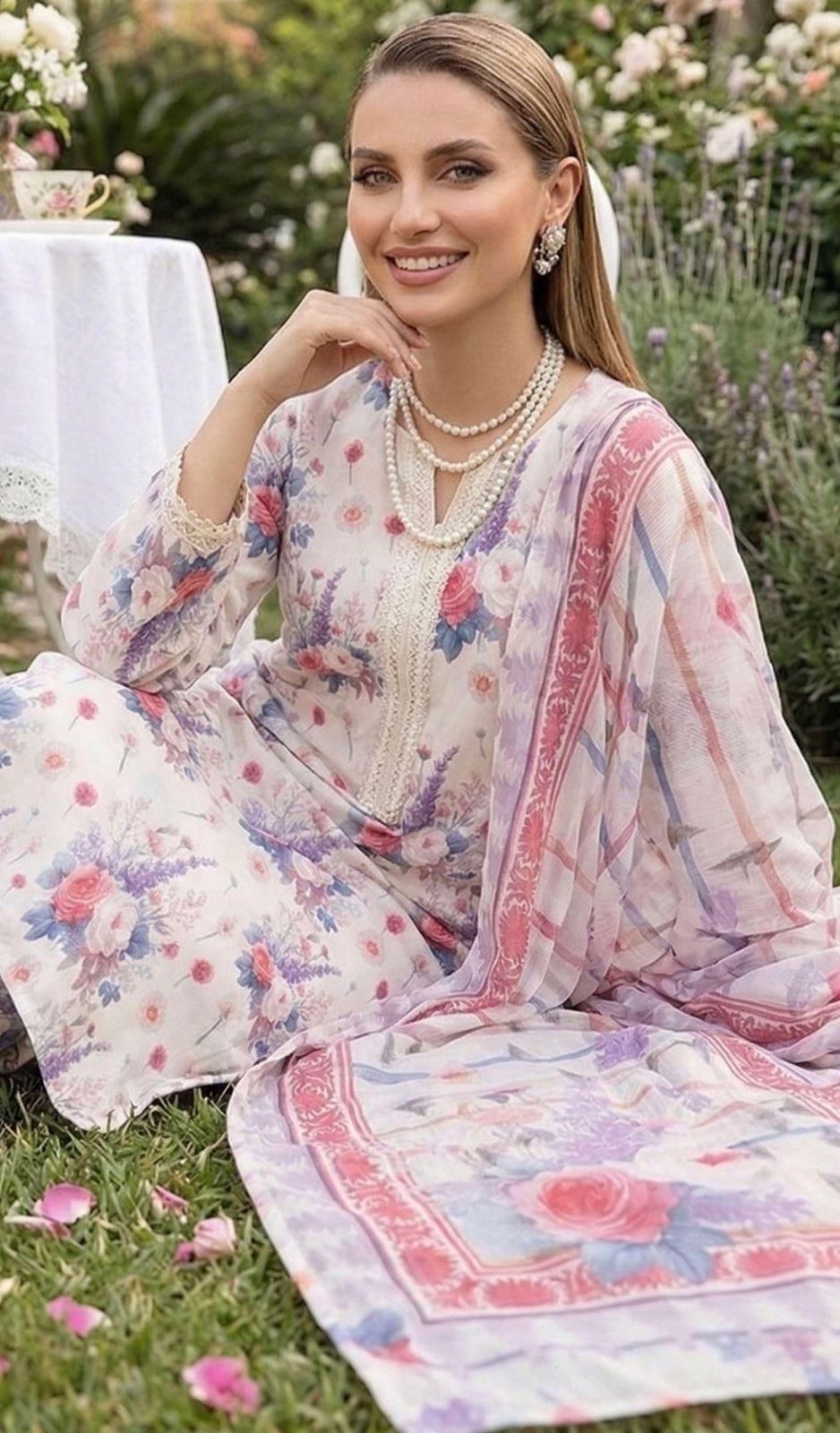 Vintage Rose Ivory Suite